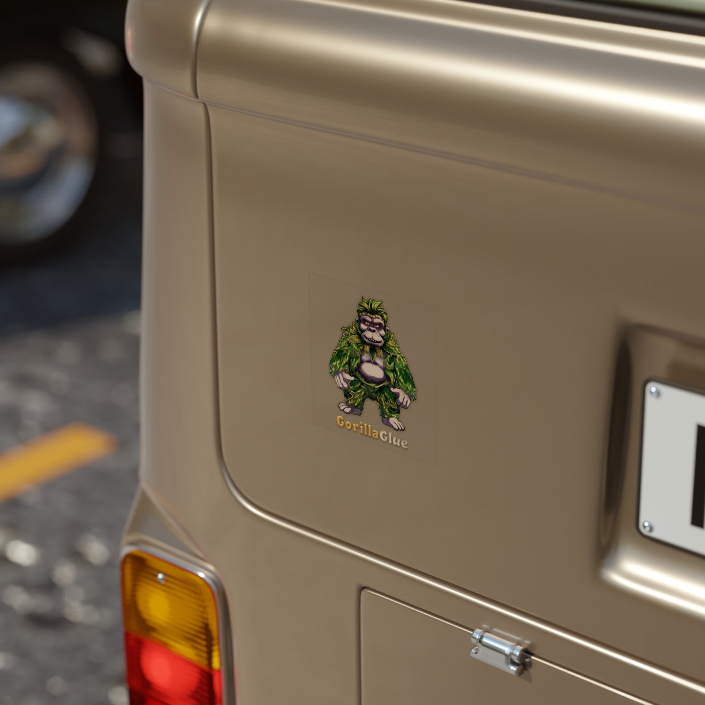 Transparent Sticker, Square - GorillaGlue