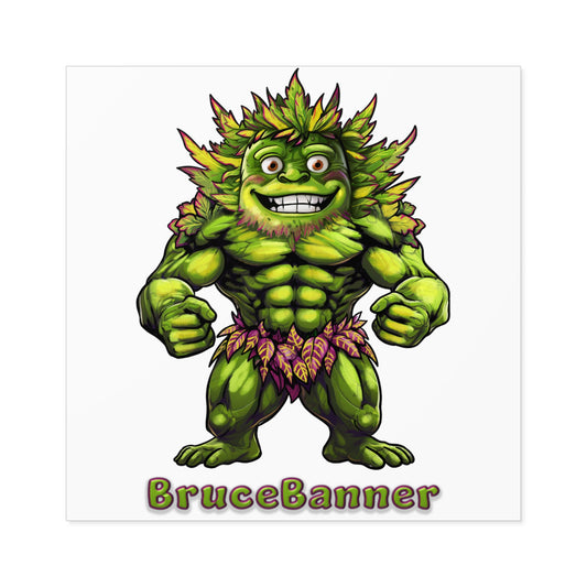 Square Stickers Alpha H2H BruceBanner