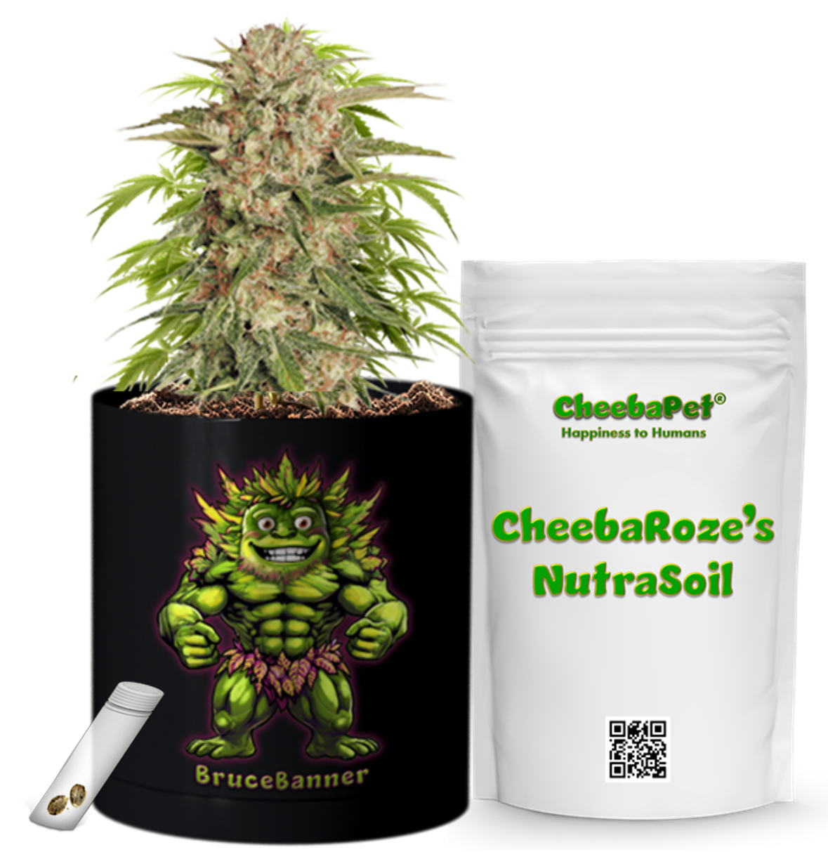 CheebaPet Planter Kit - Alpha Collection - BruceBanner