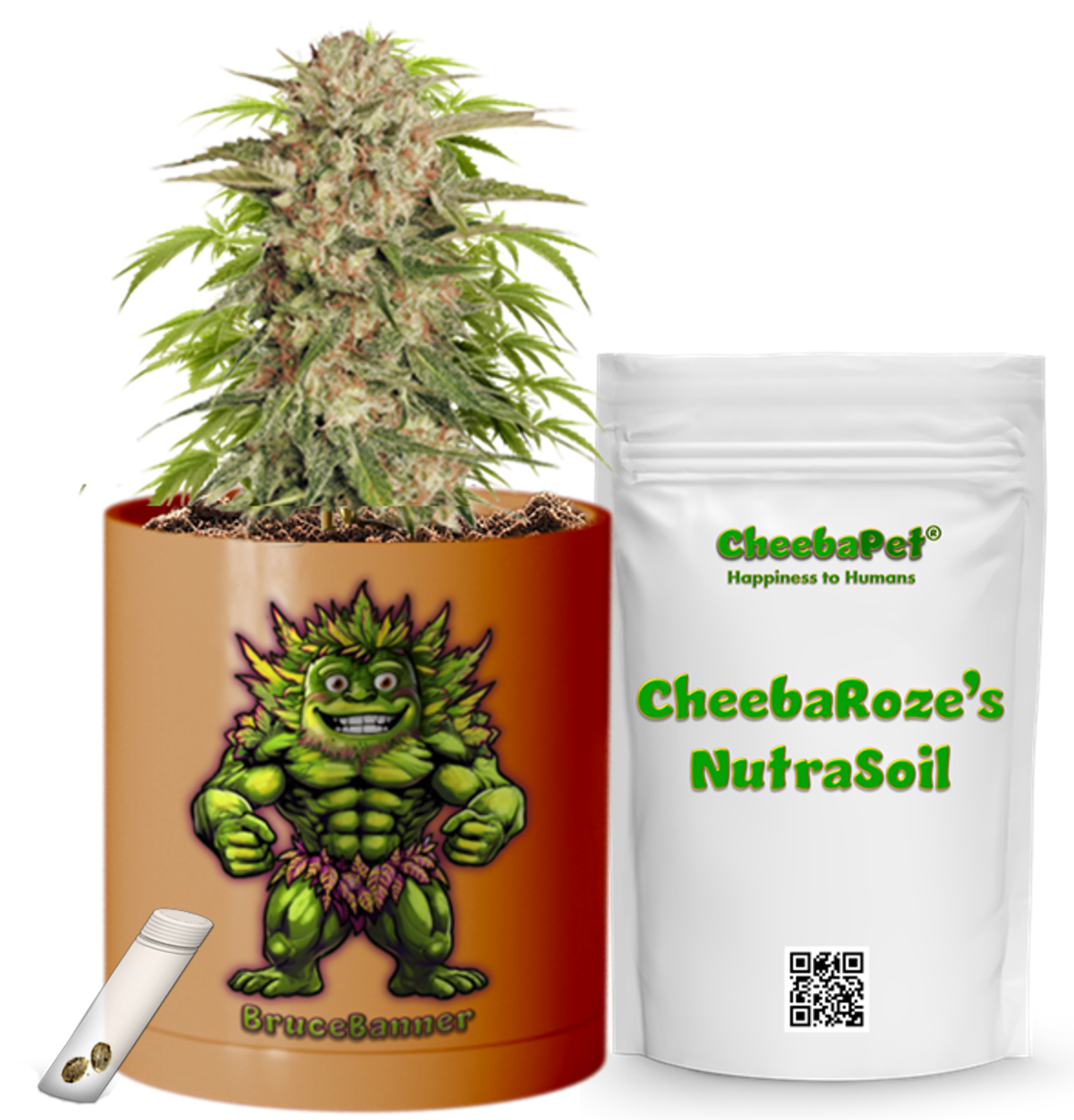 CheebaPet Planter Kit - Alpha Collection - BruceBanner