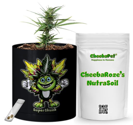 CheebaPet Planter Kit - Alpha Collection - SuperSkunk