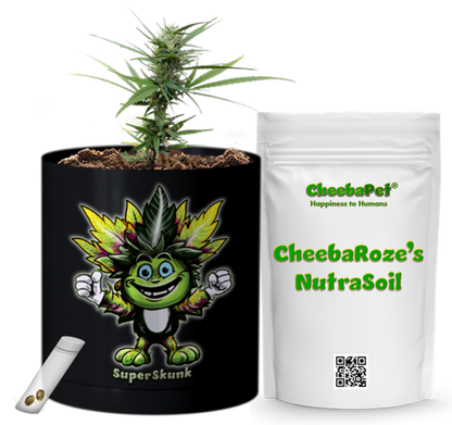 CheebaPet Planter Kit - Alpha Collection - SuperSkunk